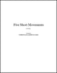 Five Short Movements for Piano piano sheet music cover